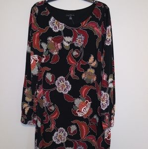 Floral Print Shift Dress